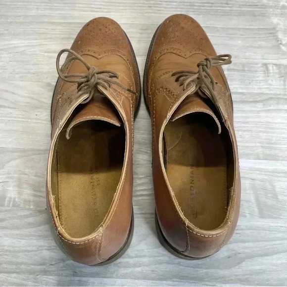 Bostonian Brown Leather Derby Wingtip Men’s Dress Shoes size 10.5M - Picture 8 of 12